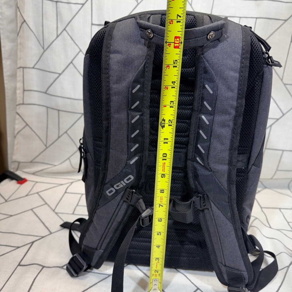 OGIO Backpack Large Black SAX Embroidered Tech Travel Laptop Bag - Picture 10 of 12